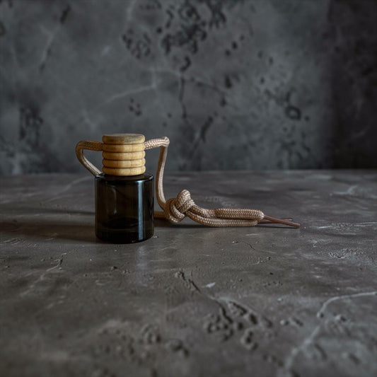 Difusor de Auto Colgante Vidrio Ambar Recto